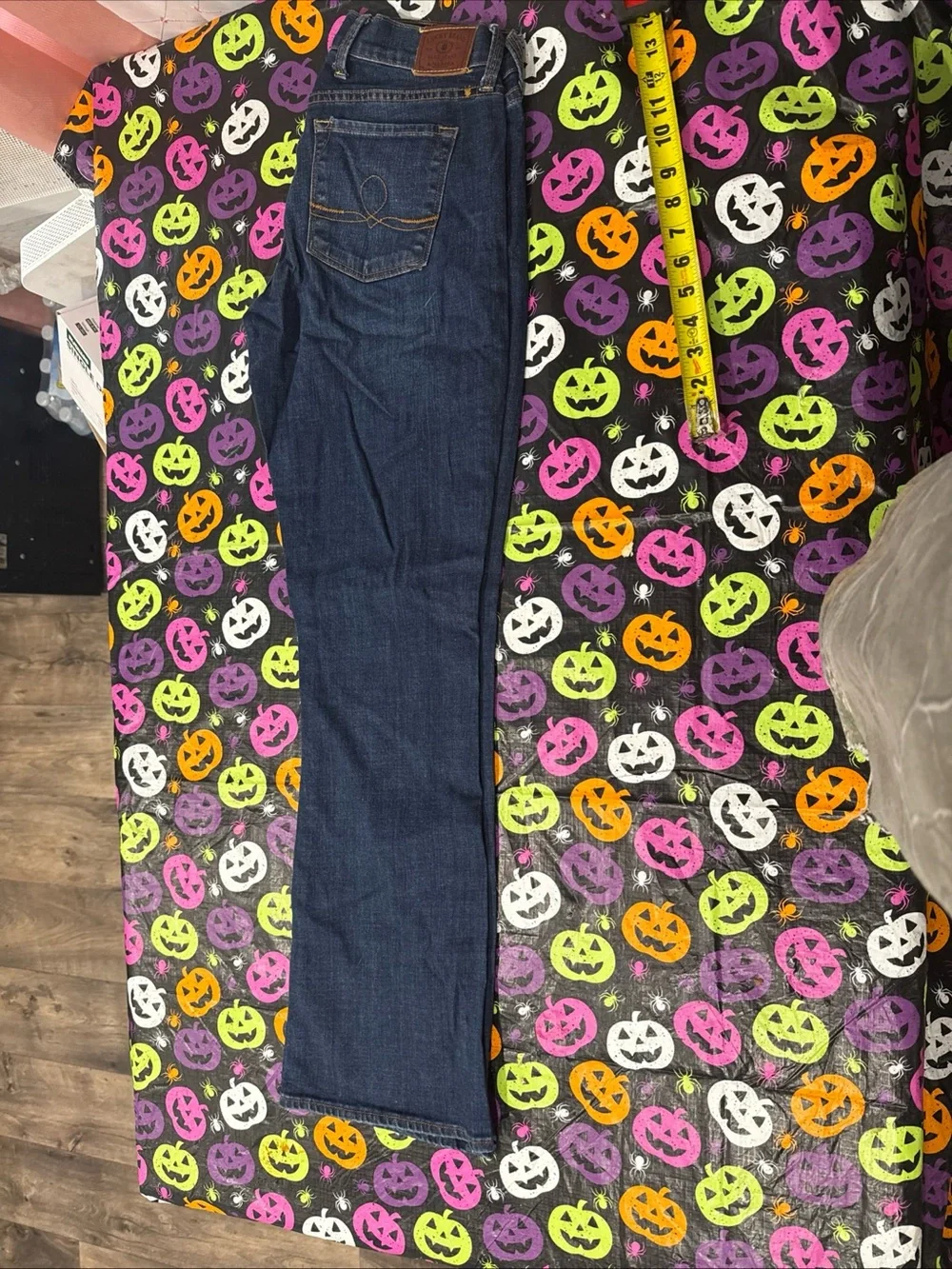 Lucky Brand Dark Blue Flared Wide-Leg Jeans
